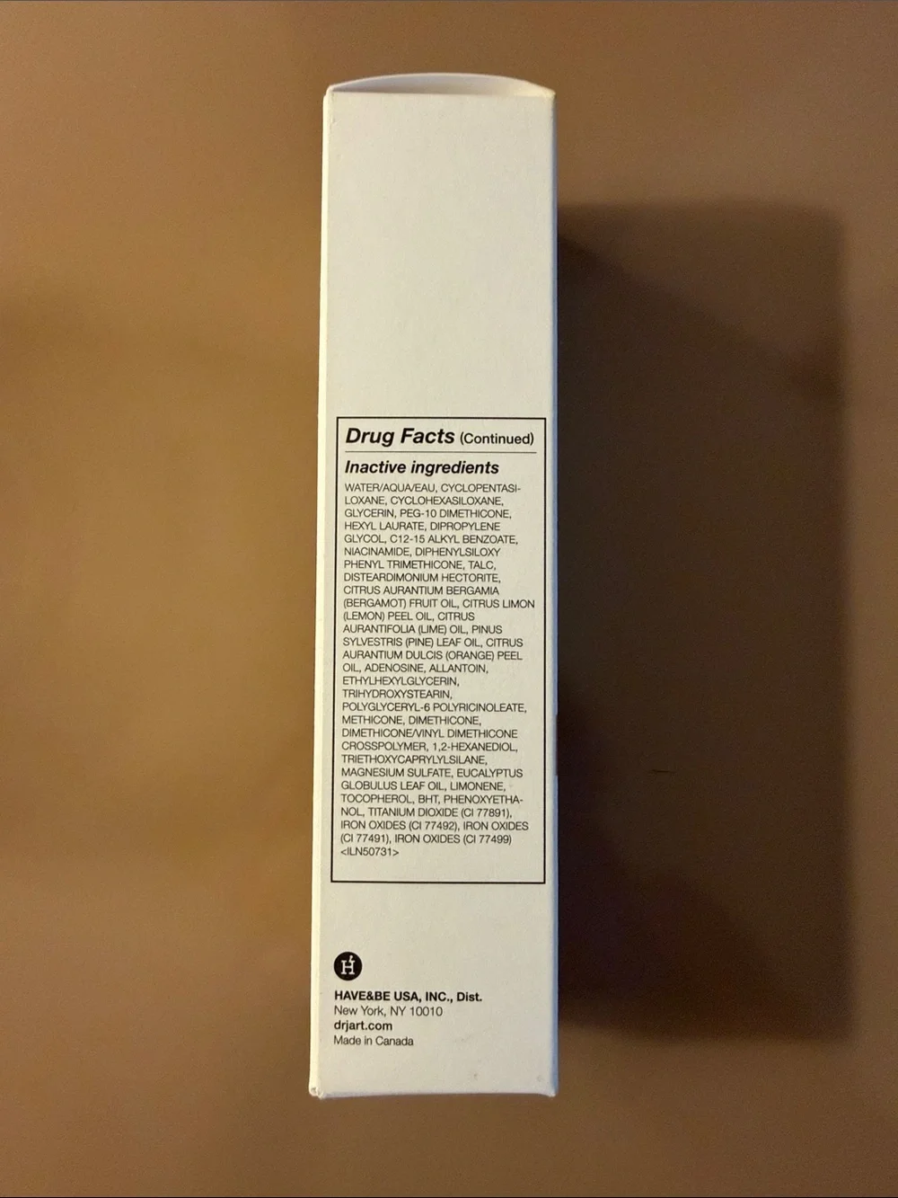Dr. Jart+ BB cream Premium skin tint with SPF 40 light medium-medium